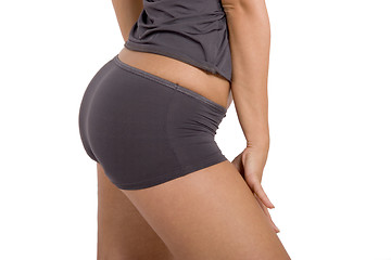 Image showing picture of a girl's buttocks