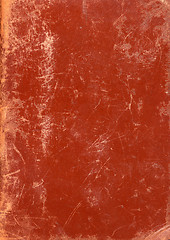 Image showing Brown scuffed leather texture