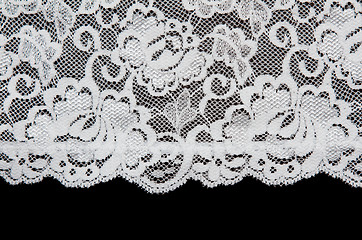 Image showing White pattern lace