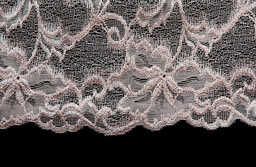 Image showing Rose pattern lace