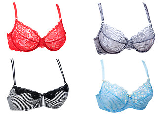 Image showing Collage their bra in volume