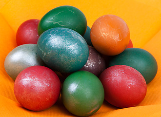 Image showing Easter dyed egg