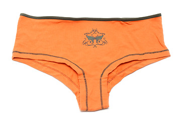 Image showing Feminine underclothes, orange