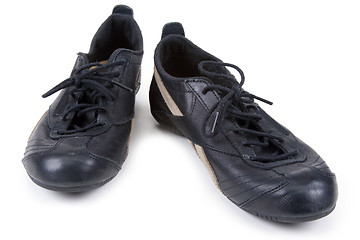 Image showing Black feminine gym shoes
