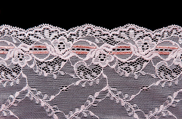 Image showing Rose lace with pattern in form flower