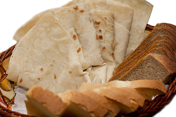 Image showing Bread, small cakes