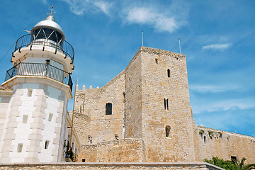 Image showing Pope Luna's Castle in Peniscola, Spain