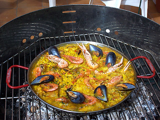 Image showing Cooking Paella 3