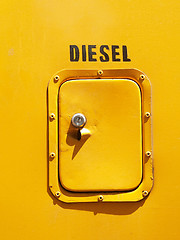 Image showing Diesel tank door