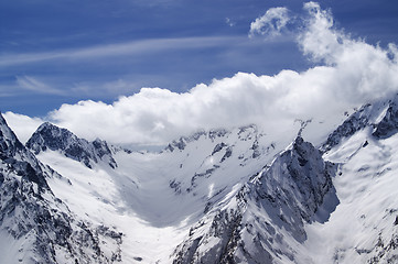 Image showing Caucasus Mountains. Dombay.