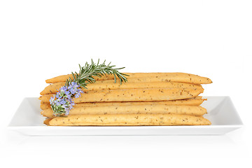 Image showing  Rosemary Bread Sticks