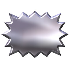 Image showing 3D Silver Burst