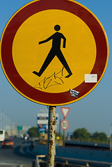 Image showing traffic sign detail