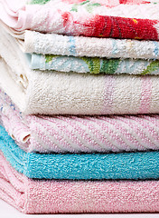 Image showing Towel stack
