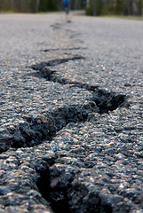 Image showing Damaged road