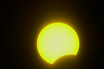 Image showing Partial solar eclipse