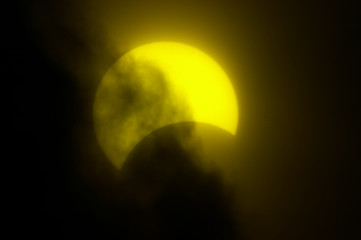 Image showing Partial solar eclipse