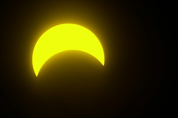 Image showing Partial solar eclipse