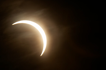 Image showing Partial solar eclipse