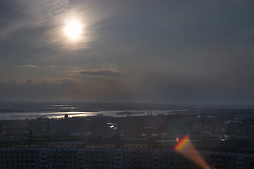 Image showing Partial solar eclipse