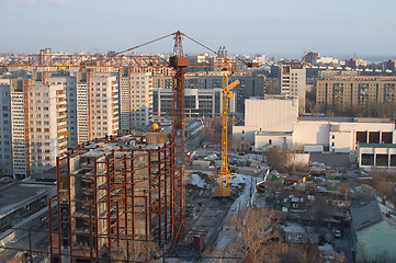 Image showing Business center construction