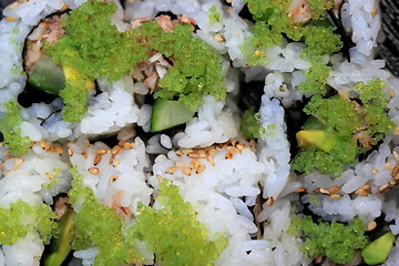 Image showing sushi california roll