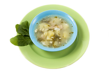 Image showing Green borsch