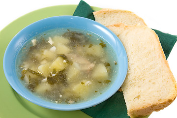 Image showing Green borsch