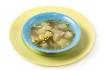 Image showing Green borsch