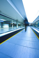 Image showing escalator  