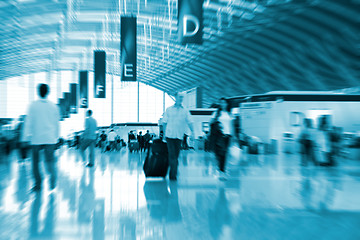 Image showing interior of the airport