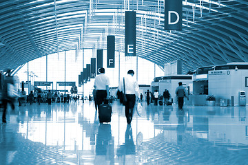 Image showing interior of the airport