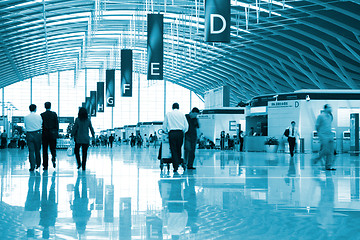 Image showing interior of the airport