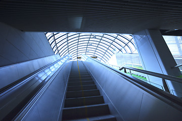 Image showing escalator  