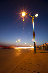 Image showing bridge night