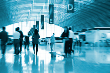 Image showing interior of the airport