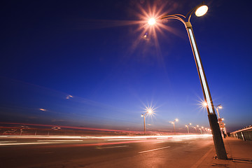 Image showing bridge night