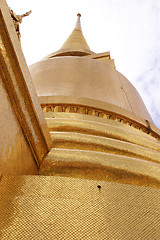 Image showing Golden dome at Grand Palace Bangkok Thailand