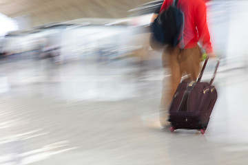 Image showing interior of the airport