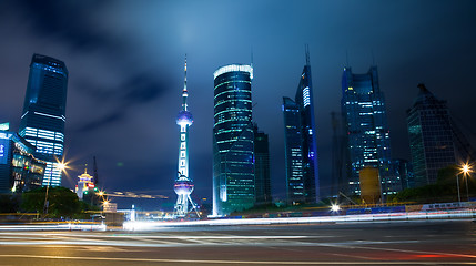 Image showing night view of shanghai