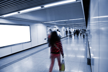 Image showing subway station