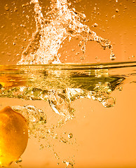 Image showing lemon and water