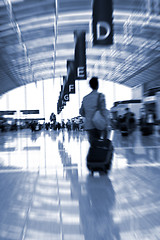 Image showing interior of the airport