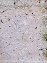 Image showing Handmade paper, part recycled from newsprint