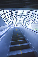 Image showing escalator  