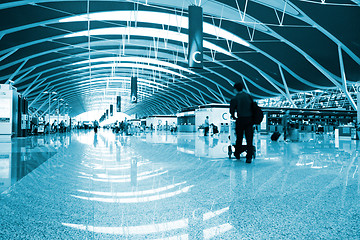 Image showing interior of the airport