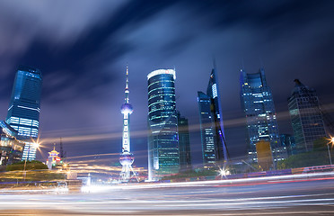 Image showing night view of shanghai