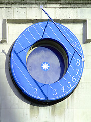 Image showing Unusual sun clock