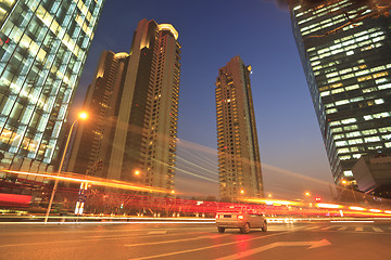 Image showing light trails