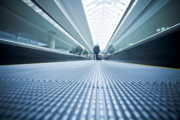 Image showing escalator  